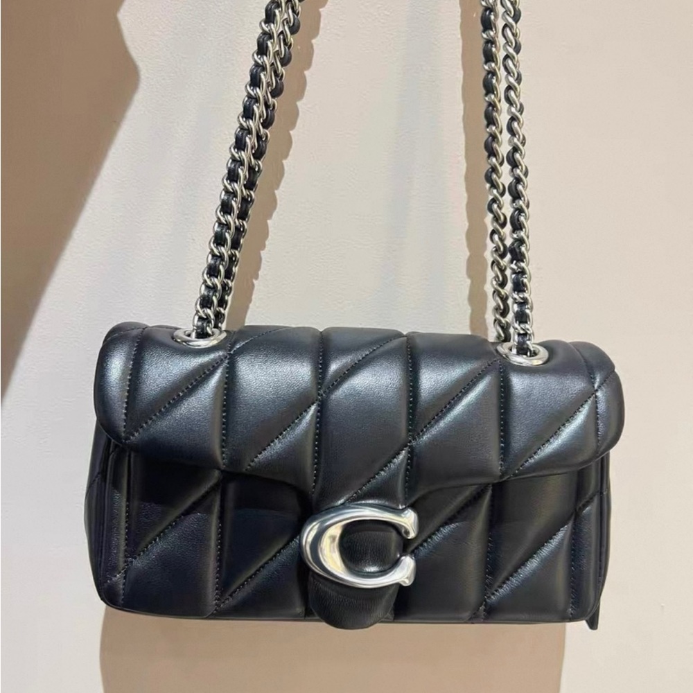 Coach Black Quilted Shoulder Bag